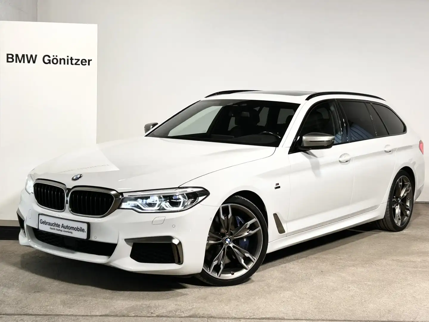 BMW M550 M550d xDrive Blanc - 1