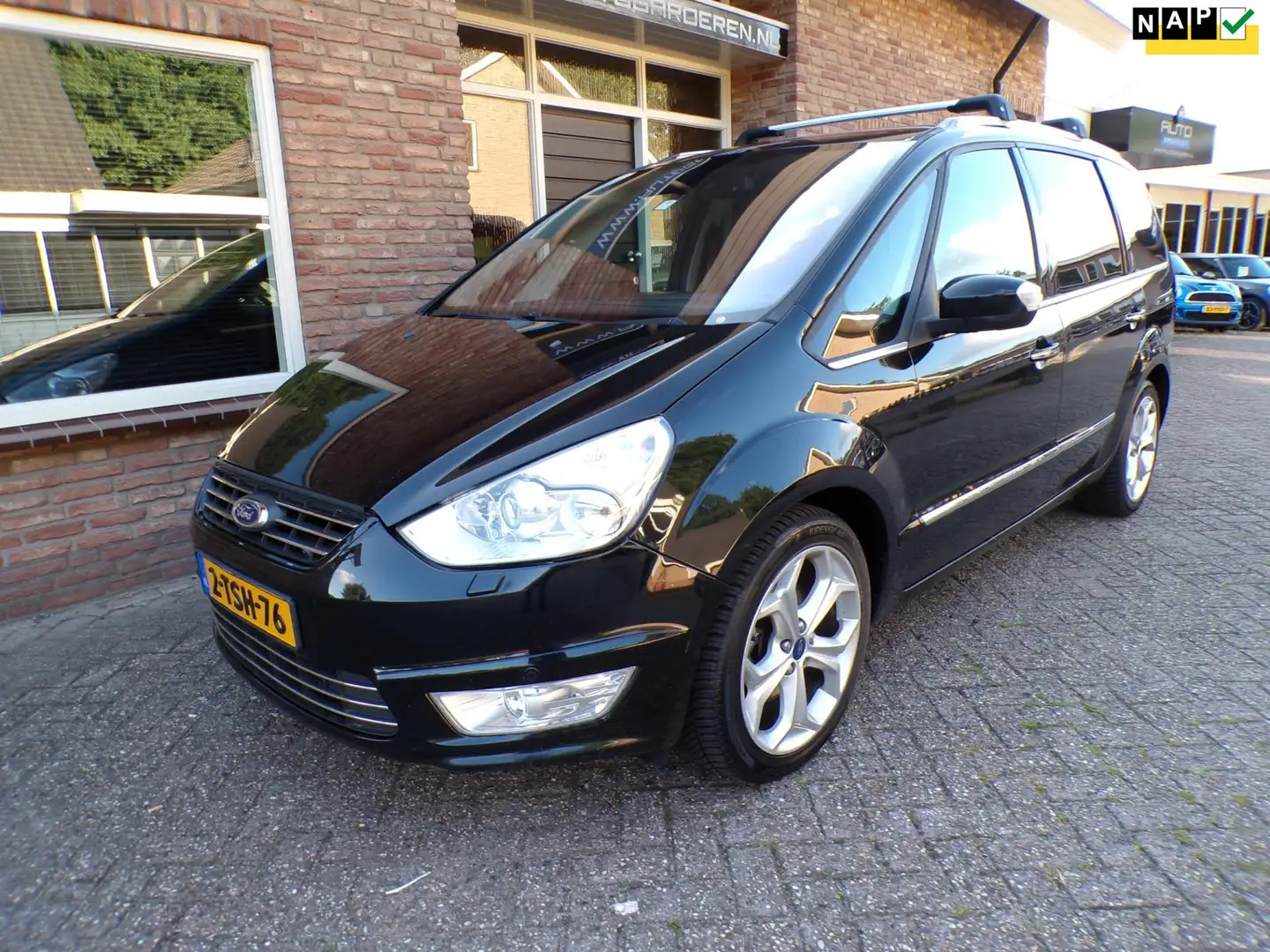 Ford Galaxy 2.0 TDCi Lease Titanium Airco / Navi / 7 Persoons Zwart - 1