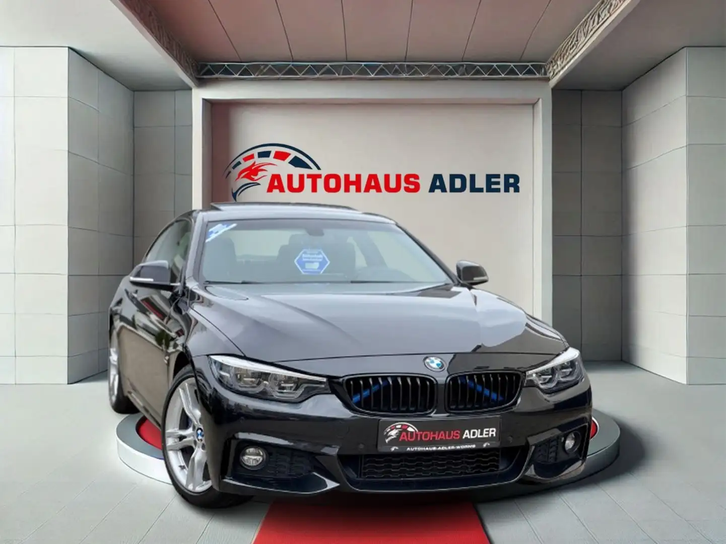 BMW 420 i COUPE*M-SPORTP*AUTOM*NAVI*LED*CARPLAY*SH*SD Noir - 1