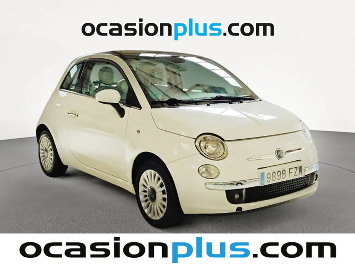 Fiat 500 1.2 Lounge Blanc - 2
