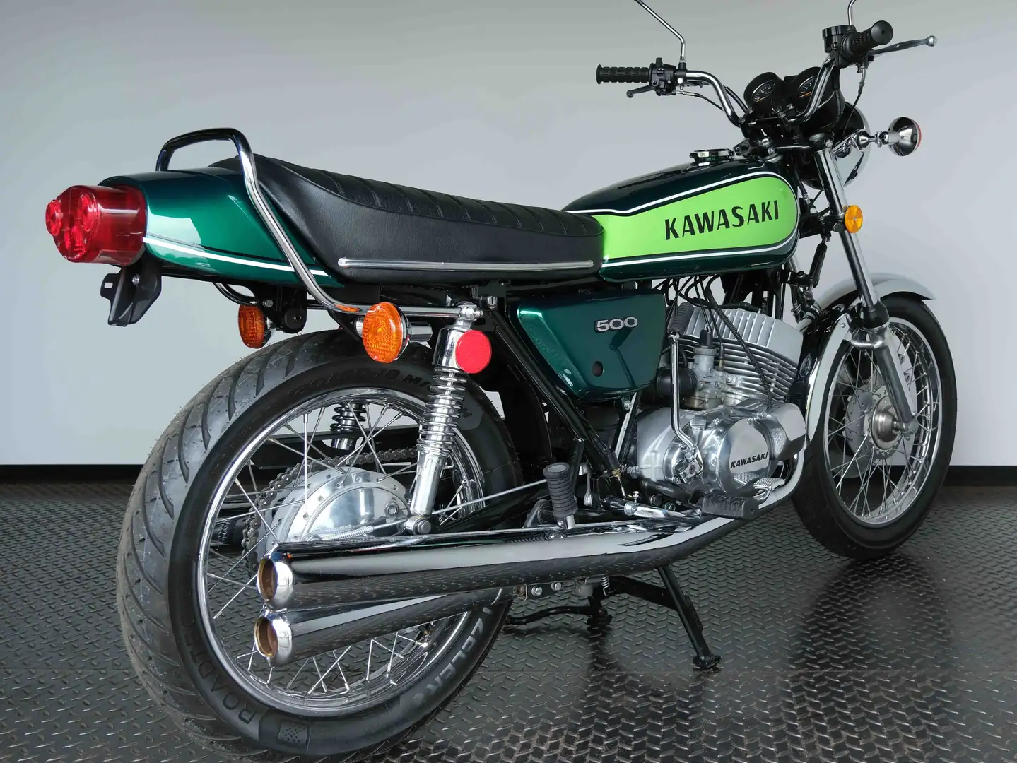 Kawasaki KH 500 H1 500 Mach III - worldwide shipping - Groen - 2