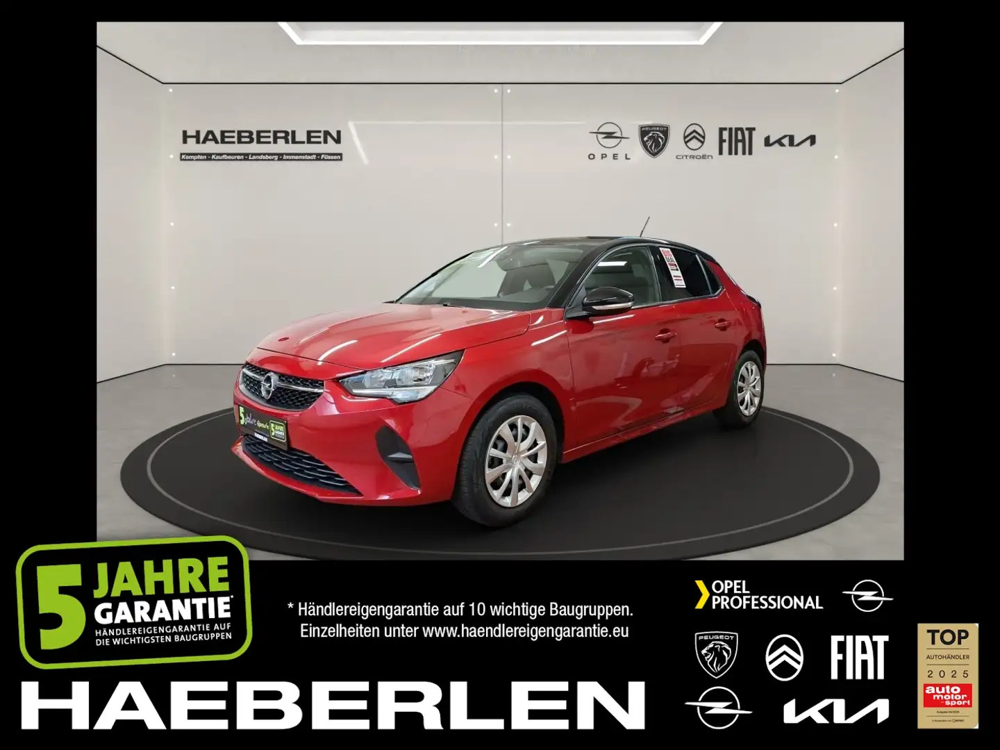 Opel Corsa F 1.2 Edition Matrix+Navi+SHZ+Kam.+PDC Rouge - 1