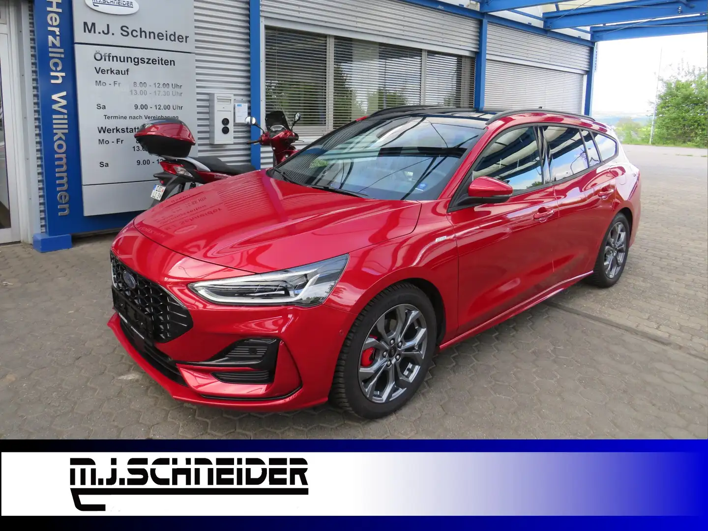 Ford Focus ST-Line X AHK abn. Matrix-LED Pano B&O Rojo - 1
