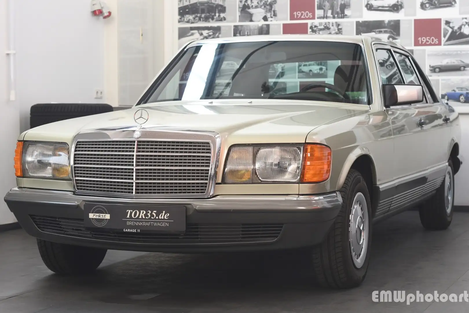 Mercedes-Benz 280 SEL, Klimaanlage, unfallfrei, ZUSTAND 2 Argent - 1