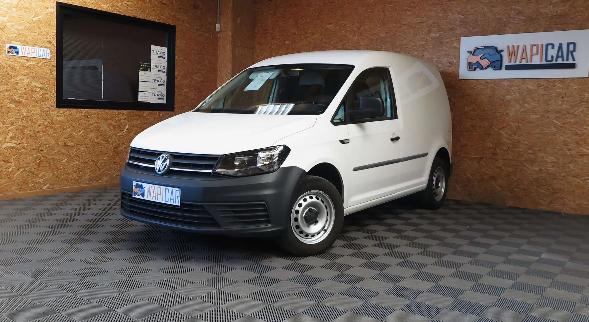 Volkswagen Caddy 2.0 td euro6 navi+clim Blanc - 2