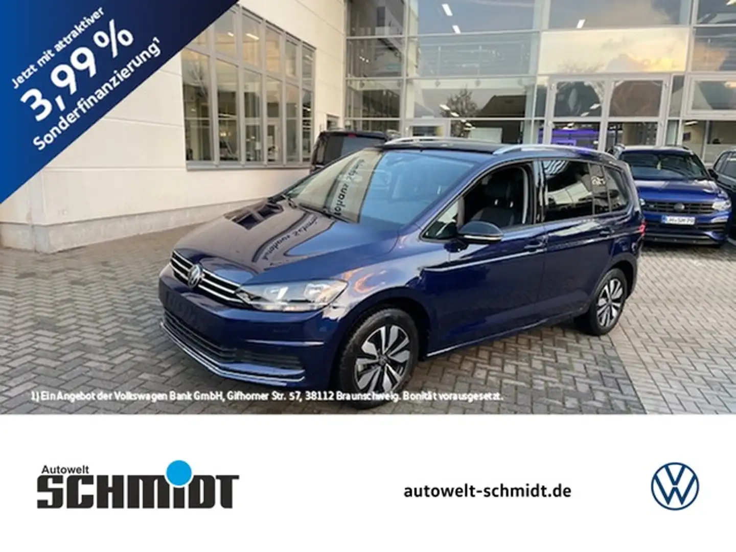 Volkswagen Touran 2.0TDi Goal AppConnect 7Sitzer ACC SideAssist S... Blau - 1