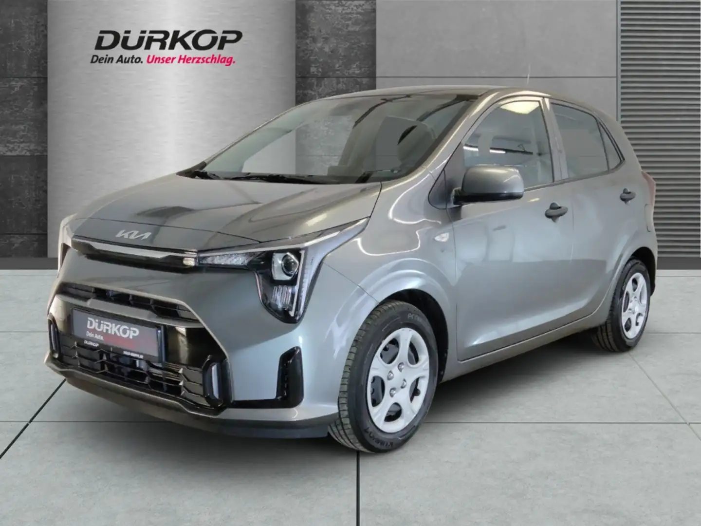 Kia Picanto 1.0 EDITION 7 Navi Rückfahrkamera Klimaanlage Grau - 1