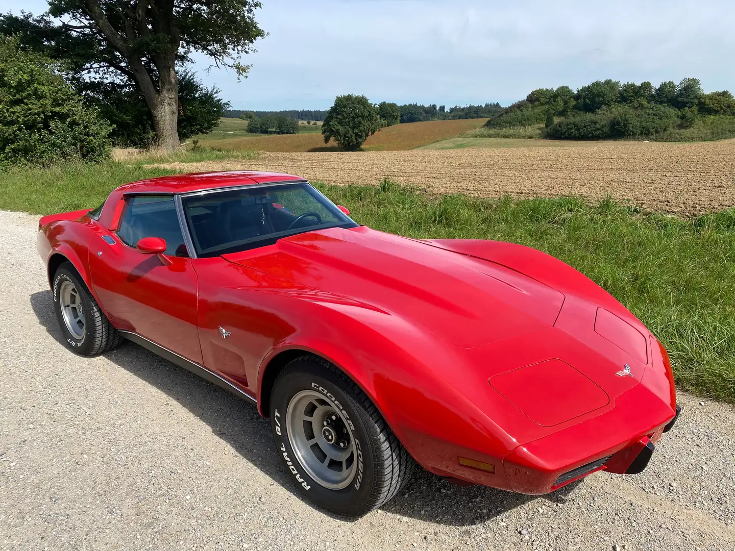 Corvette C3 350cui V8, low miles, Klima, TÜV & H Rot - 2