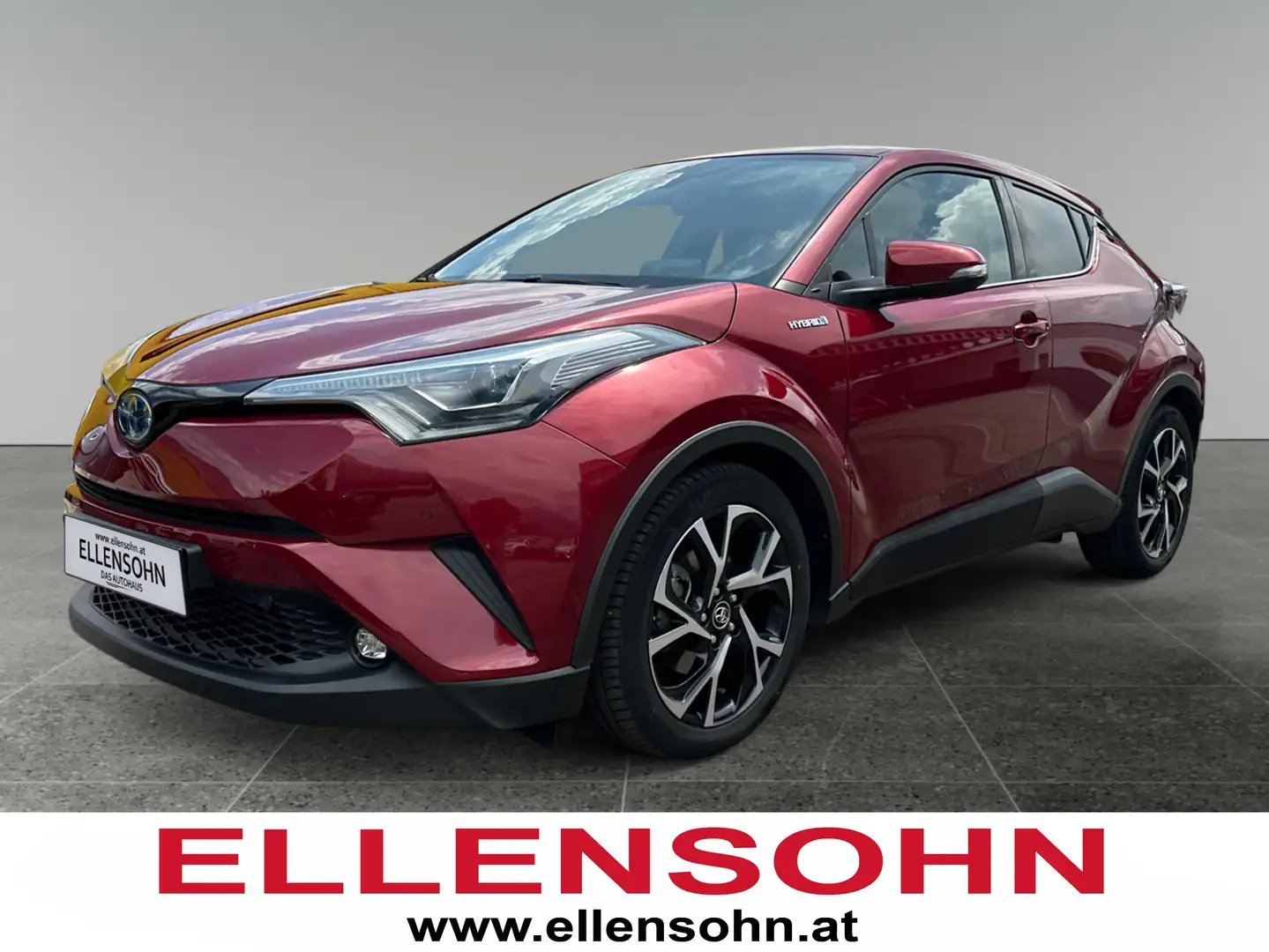 Toyota C-HR 1,8 HSD C-LUB     8-FACH BEREIFT!  AHK! Rouge - 1
