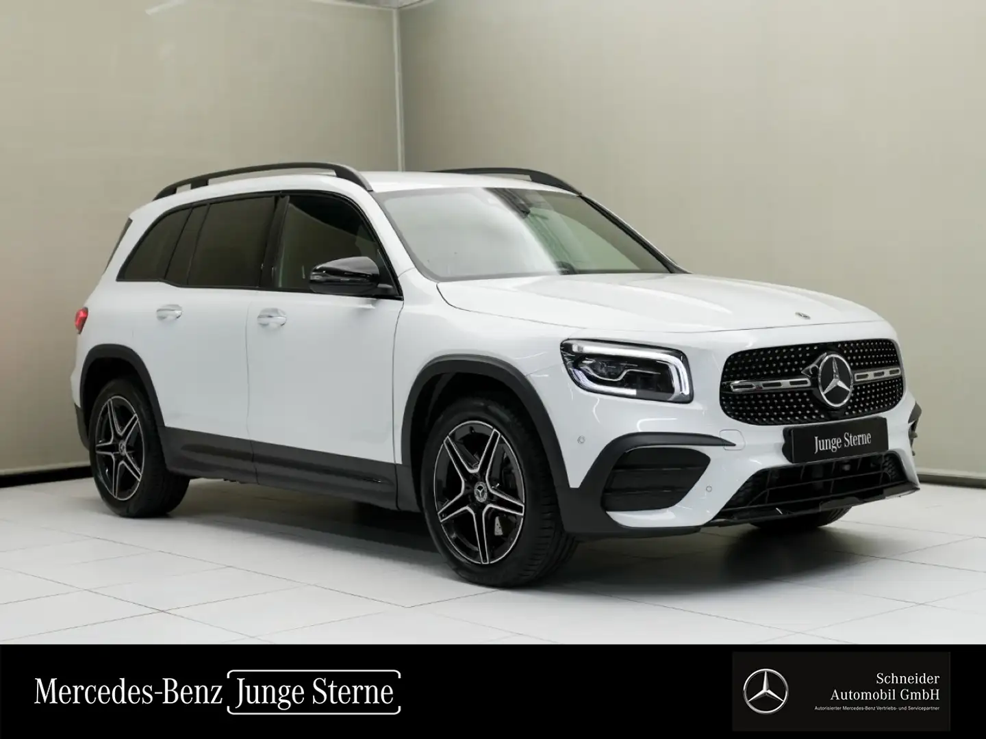 Mercedes-Benz GLB 200 d 4MATIC Night Navi Sport KAM SpurW SpurH Weiß - 1