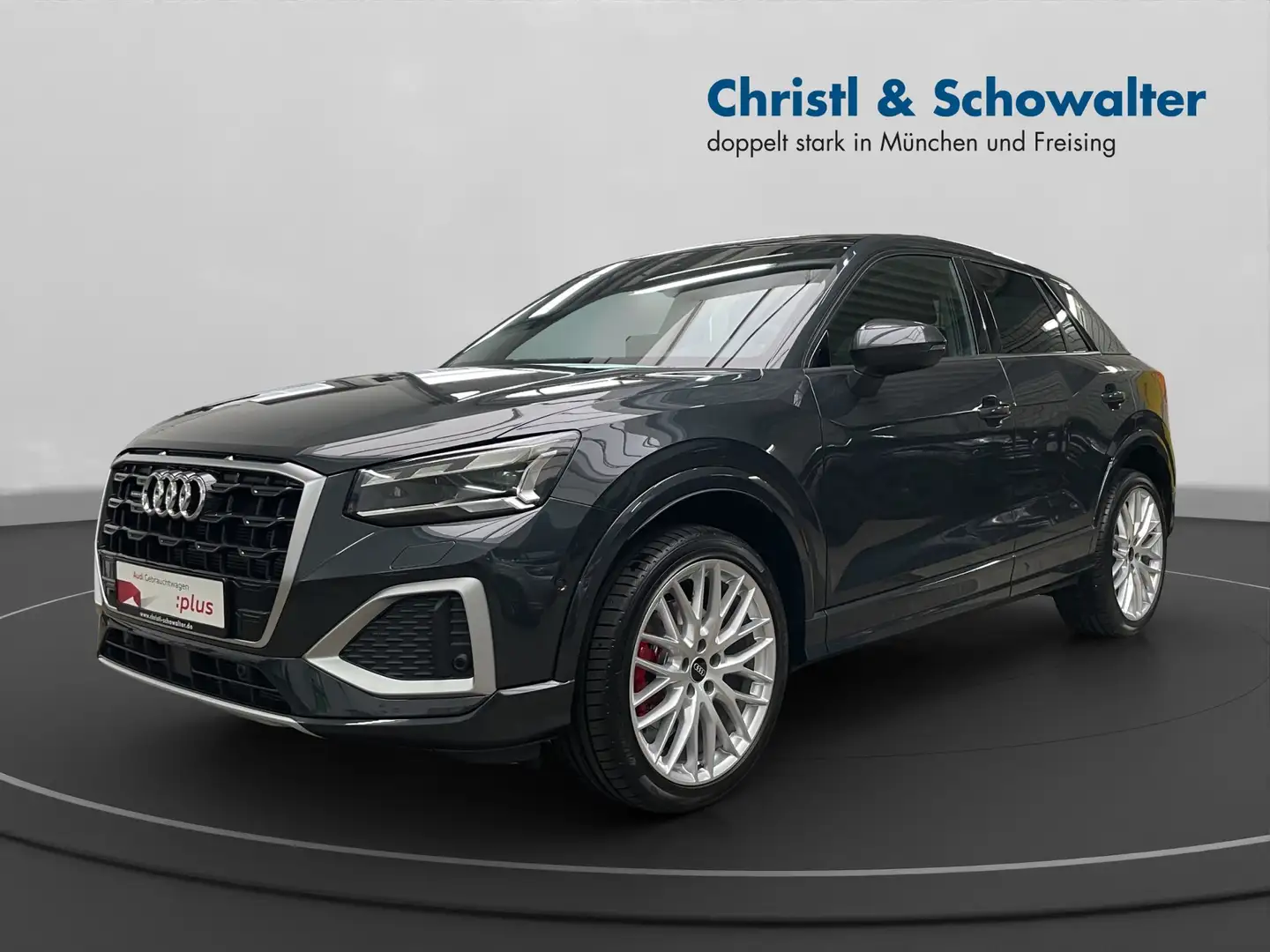 Audi Q2 40TFSI quat Advanced S line AHK PANO DCC ACC Grau - 2