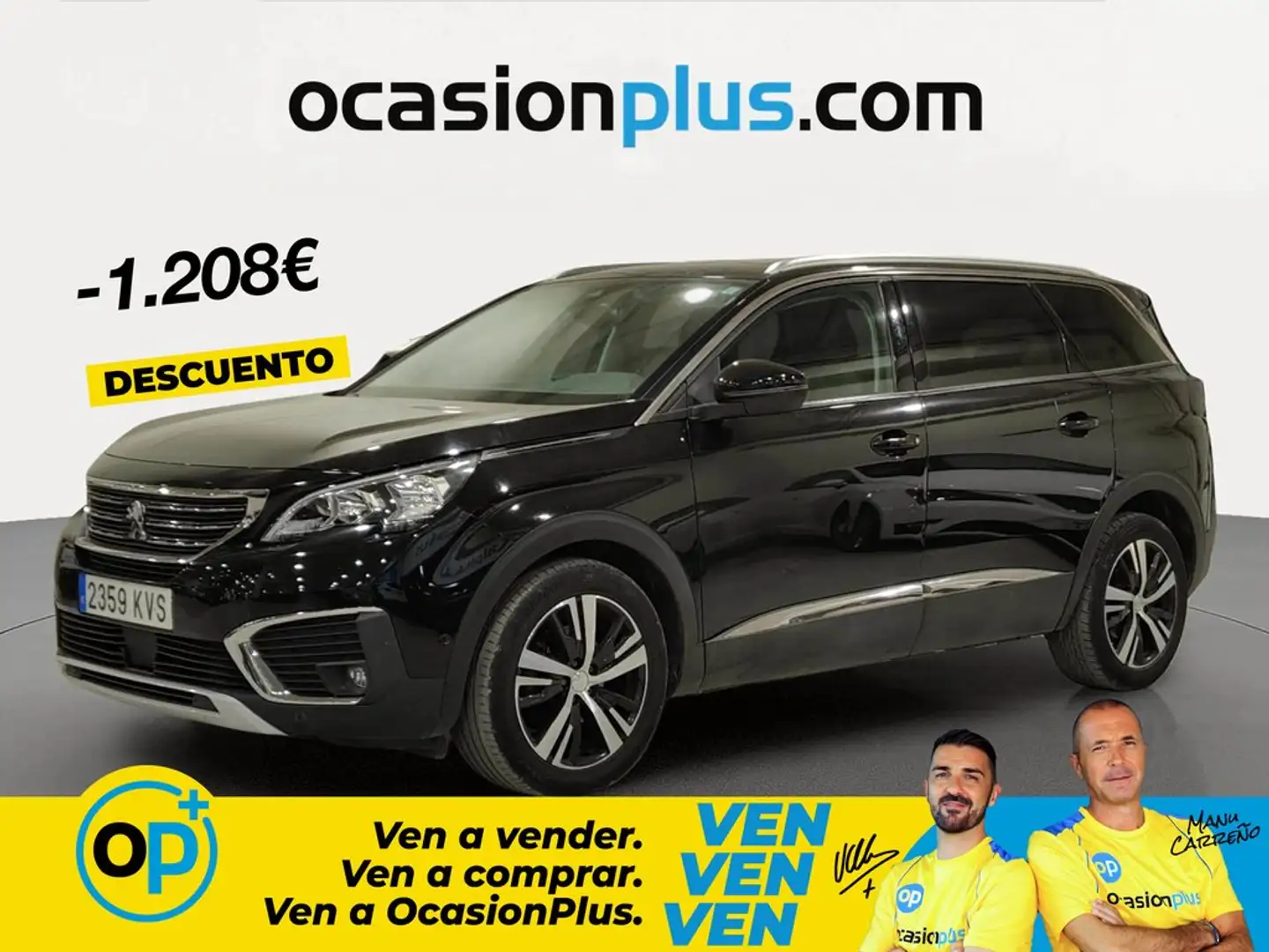 Peugeot 5008 1.5BlueHDi S&S Allure 130 Negro - 1