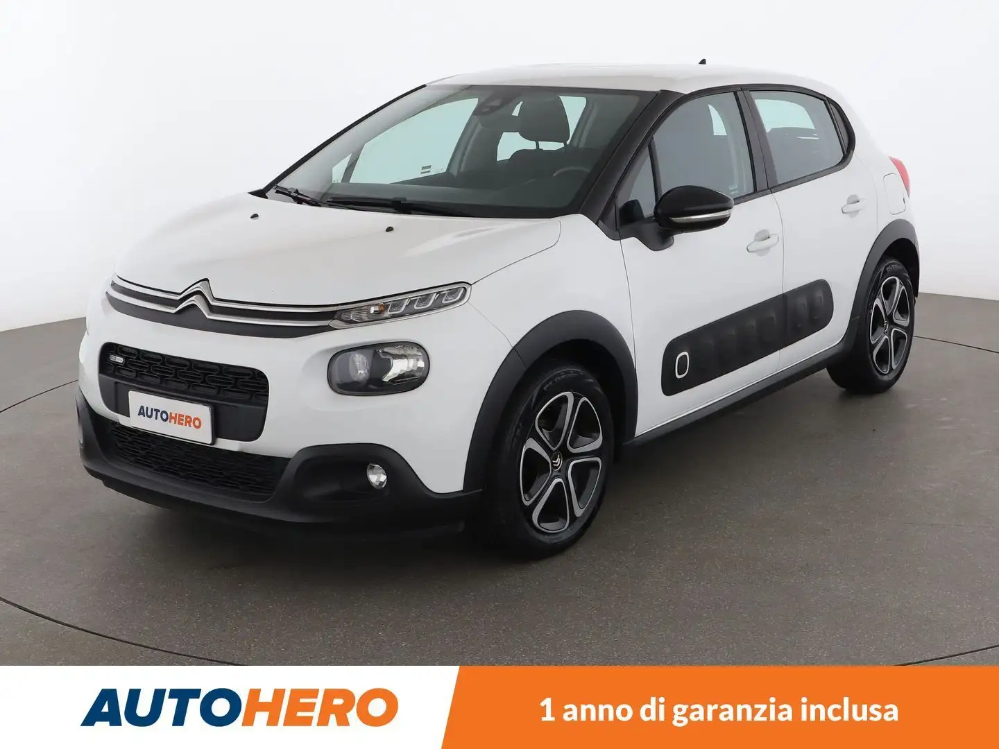 Citroen C3 1.2 PureTech Feel 82 CV Blanc - 1