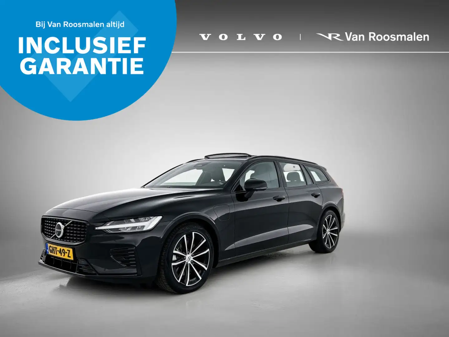 Volvo V60 2.0 T6 AWD Plus Dark | panorama dak | trekhaak Noir - 1