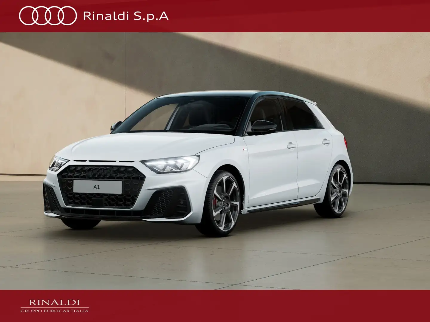 Audi A1 sportback 35 1.5 tfsi identity black s-tronic Bianco - 1
