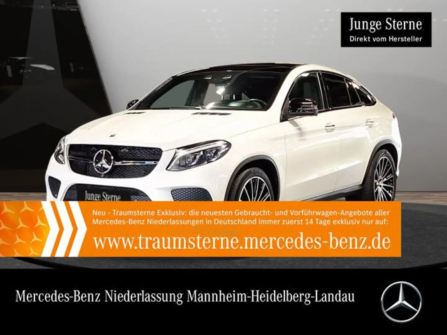 Mercedes-Benz GLE 500 Cp. 4M AMG Stdhzg Pano Harman Distr+ HUD Beyaz - 1