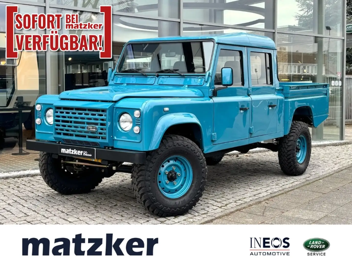 Land Rover Defender 130 L316 300 TDI 2.5 Crew Cab Blau - 1