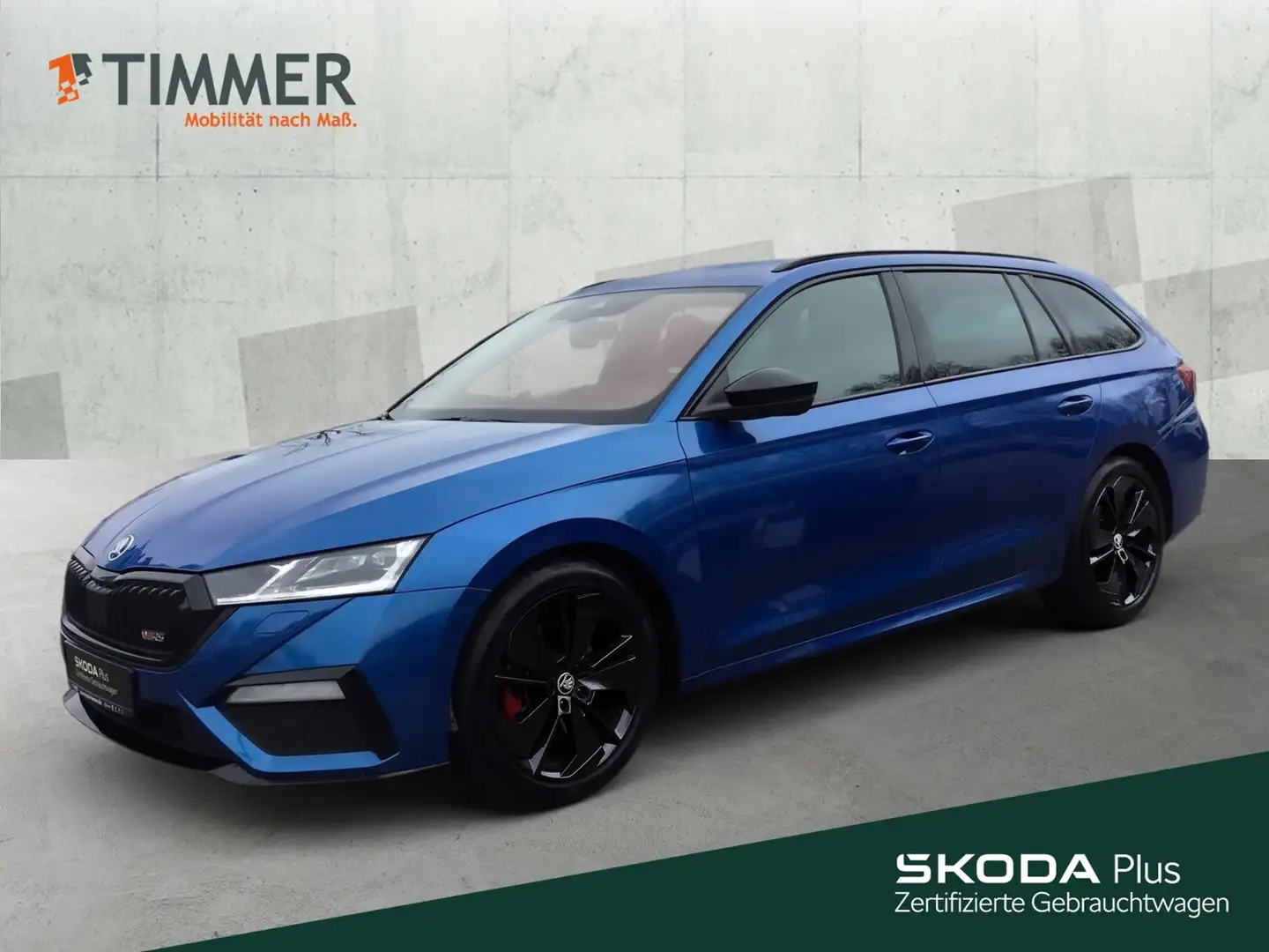 Skoda Octavia Combi 2.0 TDI DSG RS *MATRIX *HuD *VIRTUAL *NAVI Blauw - 1