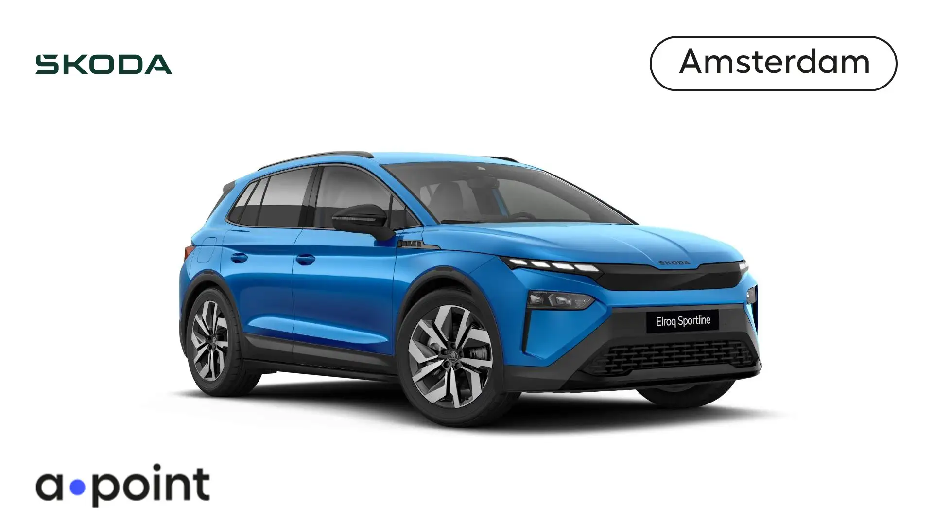 Skoda Elroq 85 Sportline 286 pk | Business upgrade pakket - PL Blauw - 1