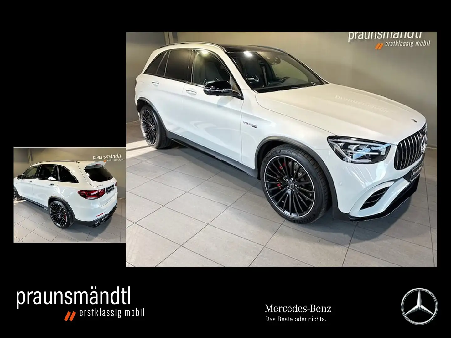 Mercedes-Benz GLC 63 AMG GLC 63 S 4M Dirvers/Perfor.Sitz/Pano/AeroPak/Tot Weiß - 1