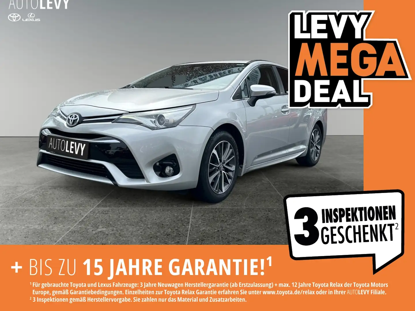 Toyota Avensis TS 1.8 Edition S Aut. *NAVI*PDC*RFK*SHZ* Srebrny - 1