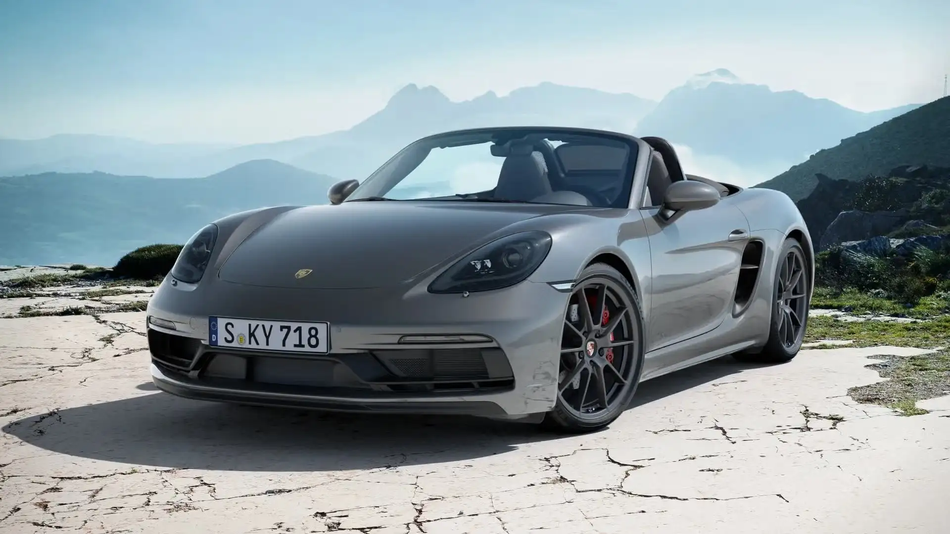 Porsche Boxster 718 Boxster 4.0 GTS pdk-Iva esposta-Disponibile Gris - 1