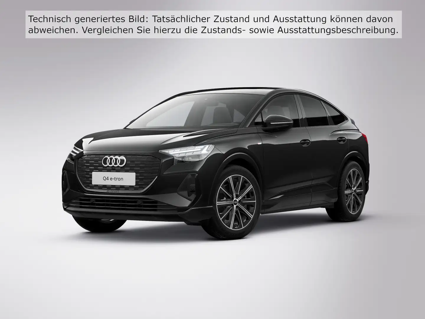 Audi Q4 e-tron Sportback 45 Q 2x S LINE LM20 LEDER PA Schwarz - 2
