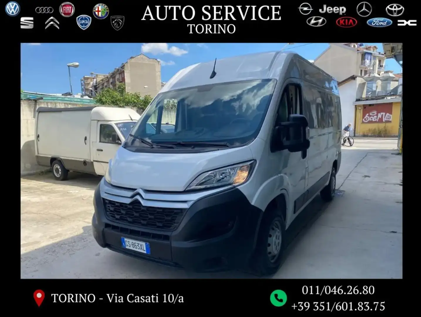 Citroen Jumper JUMPER 35 M2 H2 BLUEHDI 140CV KM 0 Bianco - 1