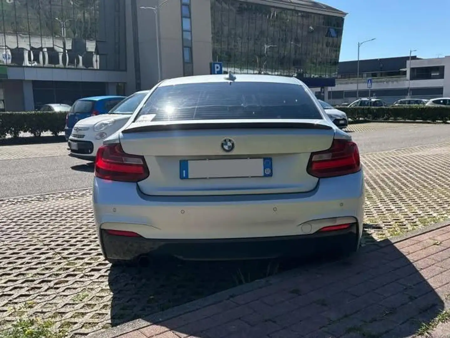 BMW 220 220i Coupe Msport Argento - 2