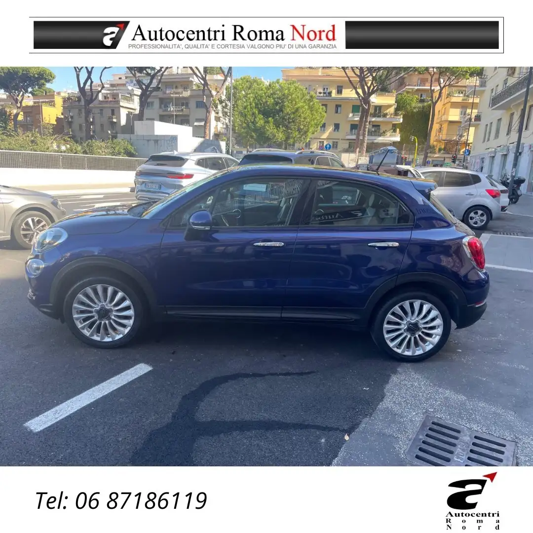 Fiat 500X 1.6 e-torq Pop Star 4x2 110cv Azul - 2
