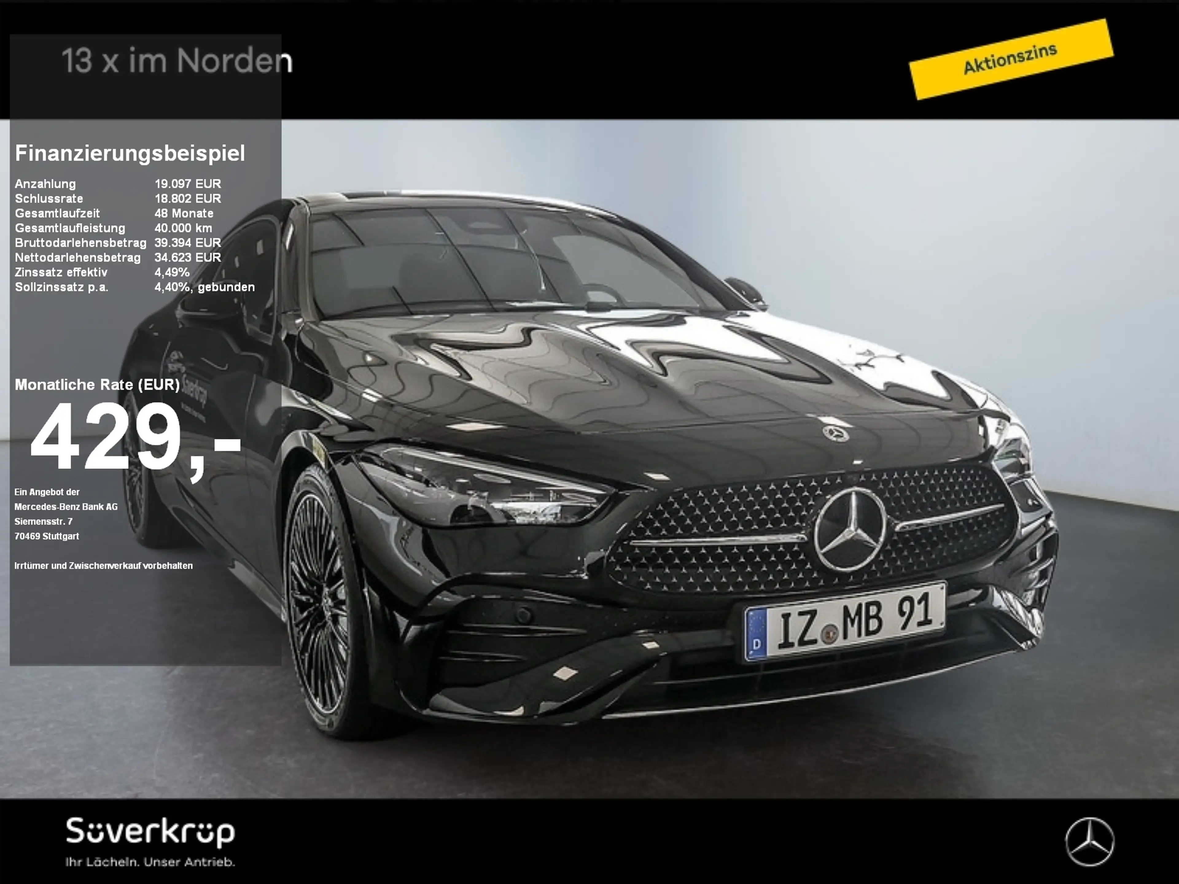 Mercedes-Benz CLE 220 d Coupé BURM AMG SPUR PANO 360 PDC SHZ