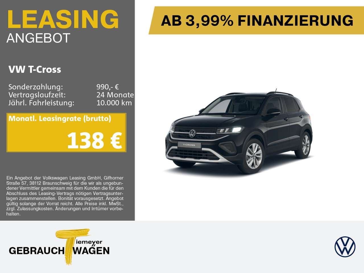 Volkswagen T-Cross 2026
