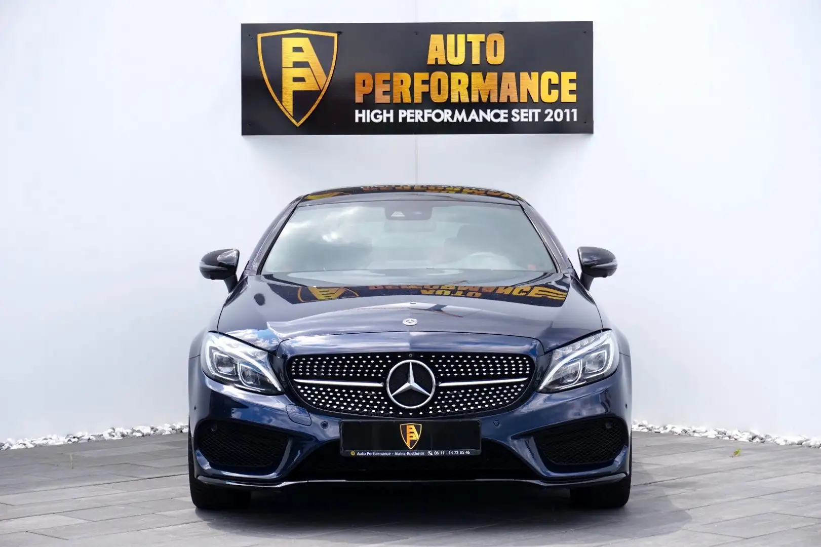 Mercedes-Benz C 250 d Coupe 9G *AMG-Line|PANO|360°|Burmester* Bleu - 2