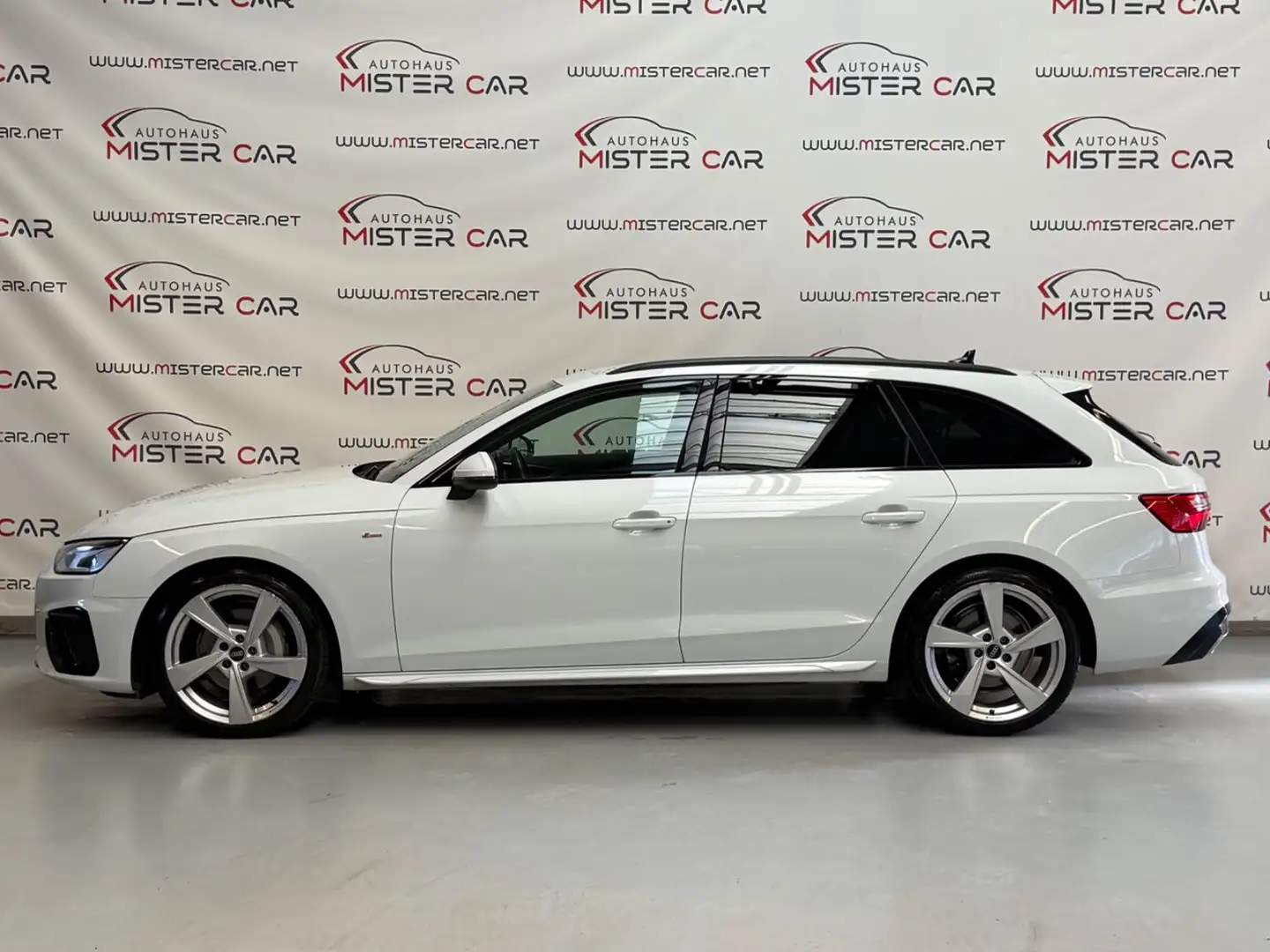 Audi A4 Avant 40TDI S LINE AHK/NAVI+/LED/KAM/DSP/19 Weiß - 2