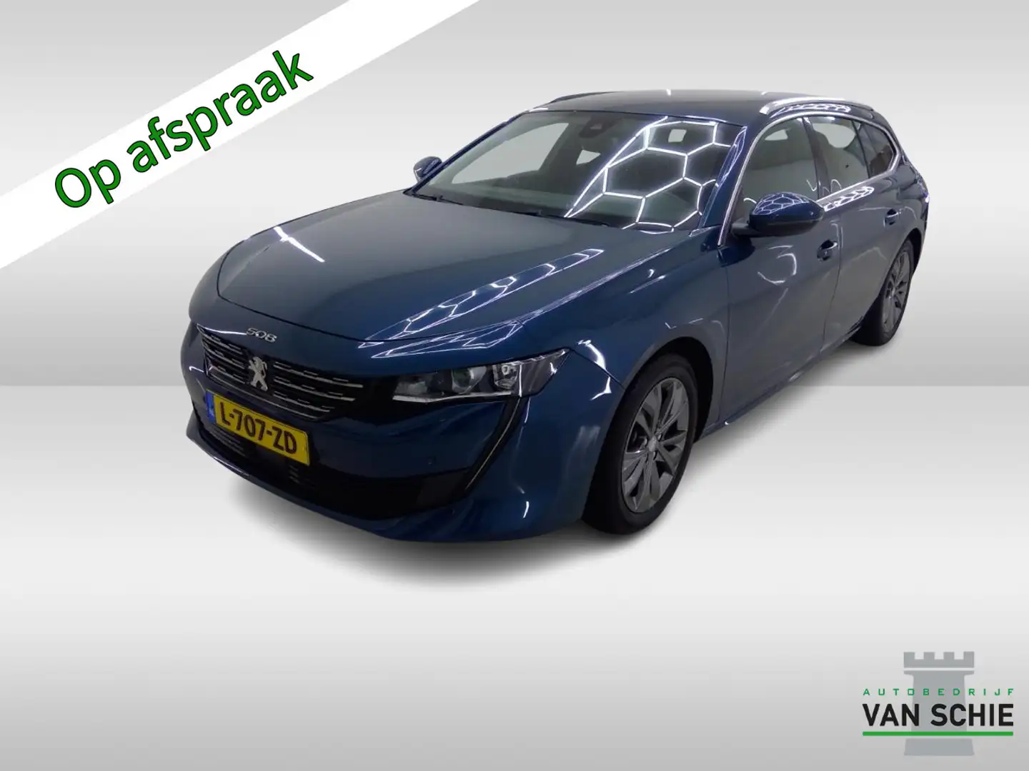 Peugeot 508 SW 1.2 PureTech Blue Lease Active 1e-Eig. & Keurig Blauw - 1