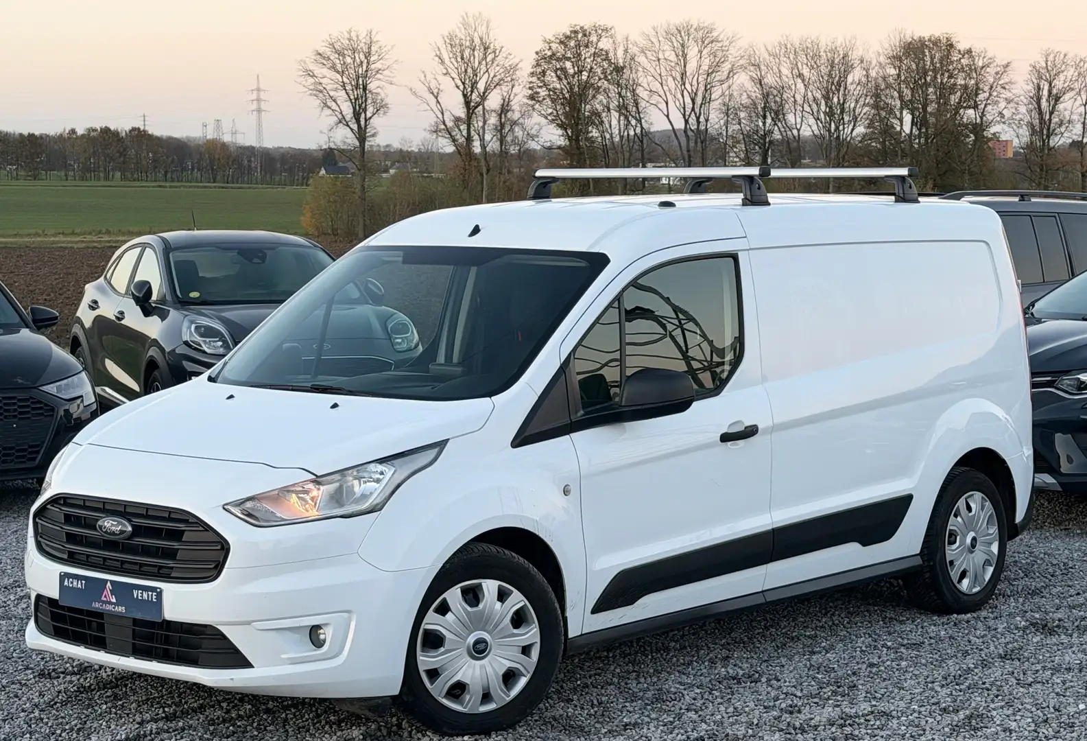 Ford Transit Connect LONG CHASSIS - NAVIGATION - 3 PLACES - TVAC Blanc - 1
