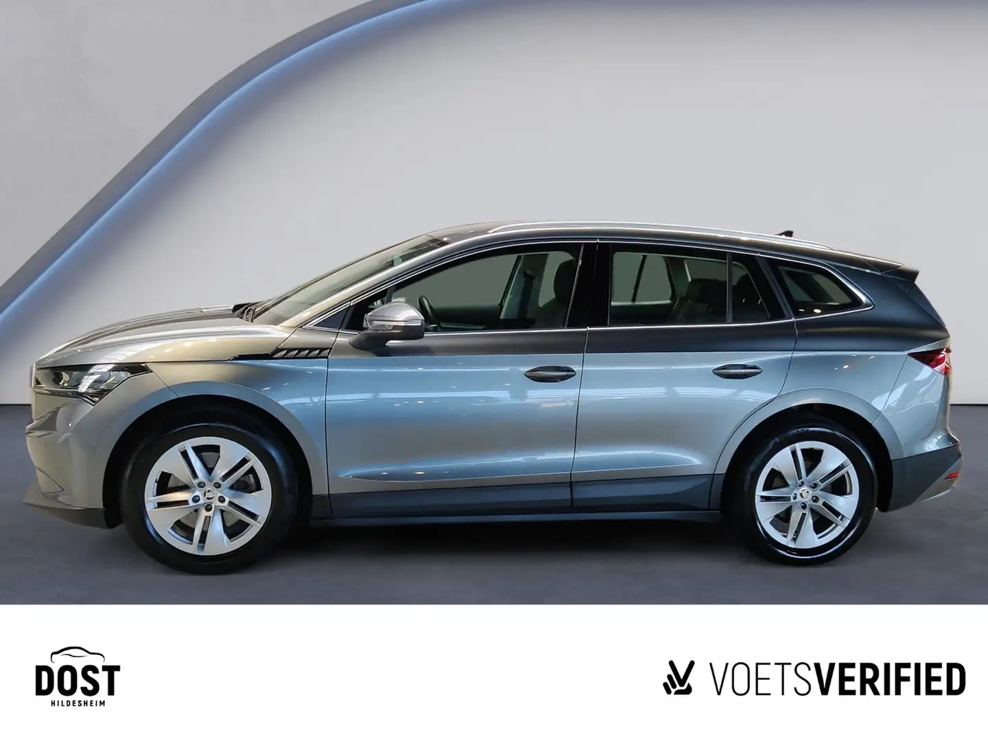 Skoda Enyaq 80 Loft ACC+AHK+DAB+KAMERA+KLIMA+LED Gris - 2
