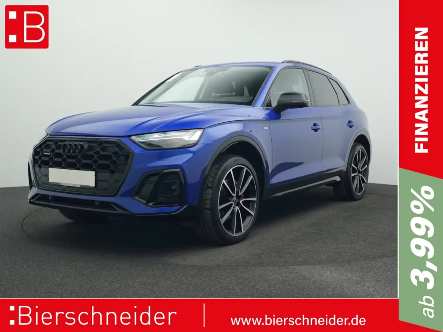 Audi Q5 40 TDI S-tronic quattro s-line Edition AHK MATRIX Blau - 1