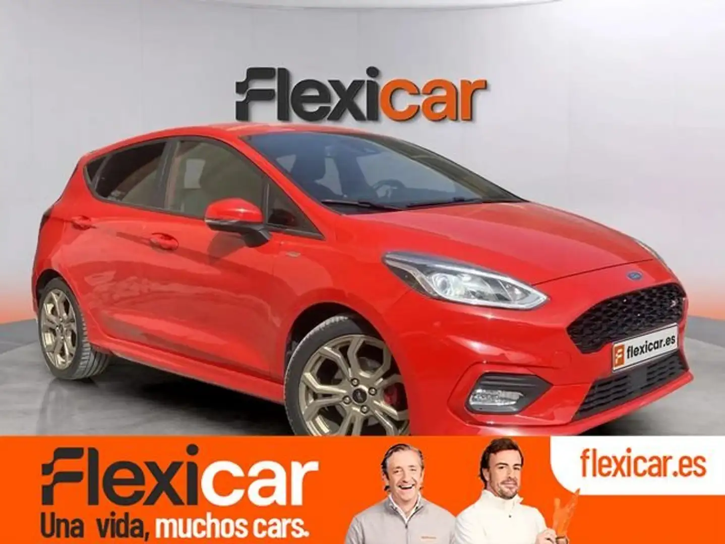 Ford Fiesta 1.0 EcoBoost S/S ST Line 100 Rojo - 1