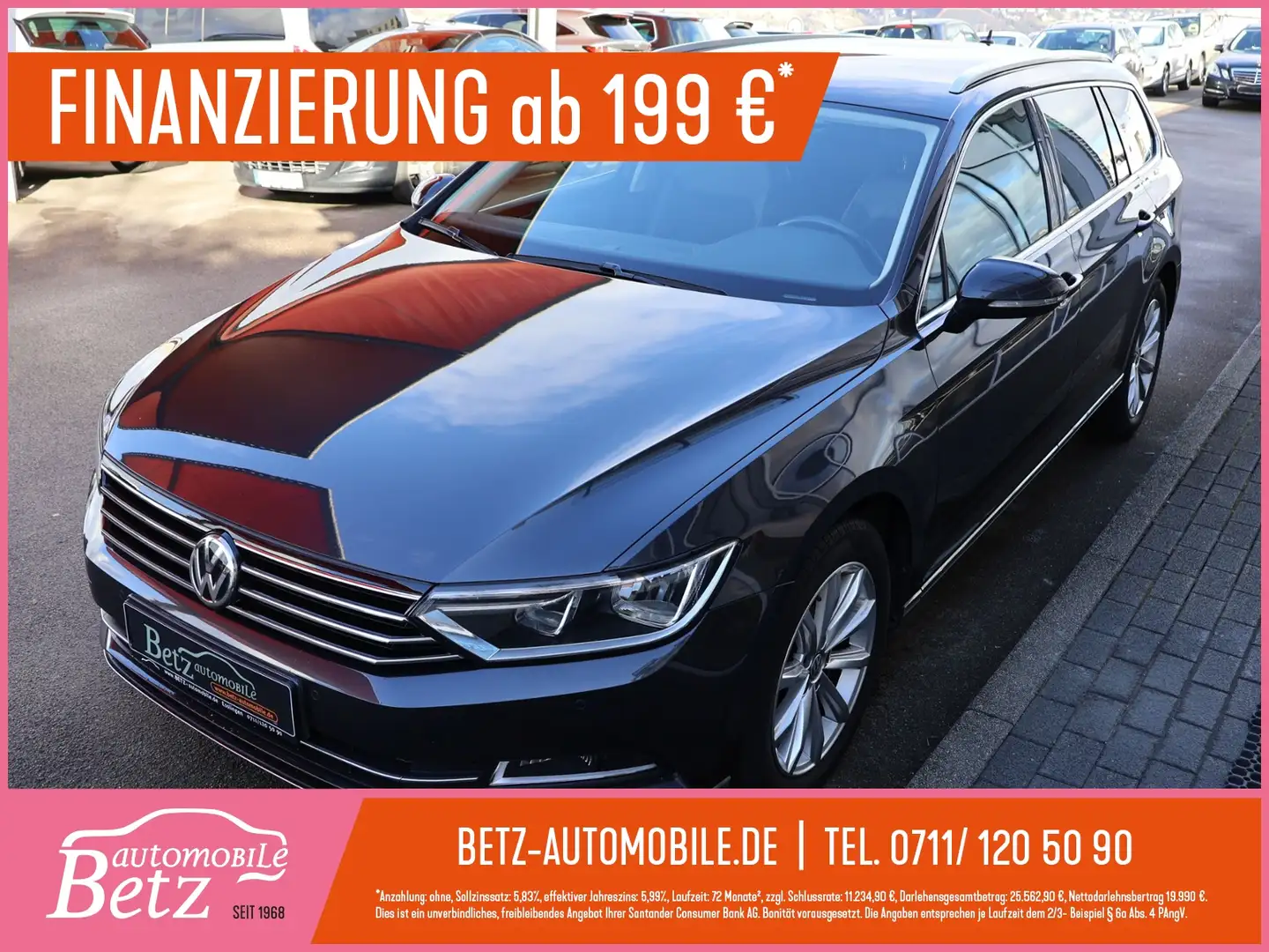 Volkswagen Passat Variant Highline ACC RFK Virtual Navi PDC Grijs - 1
