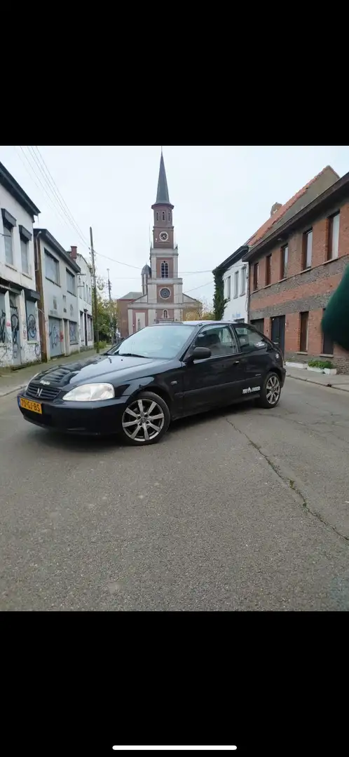 Honda Civic 1.4i Silverstone Zwart - 1