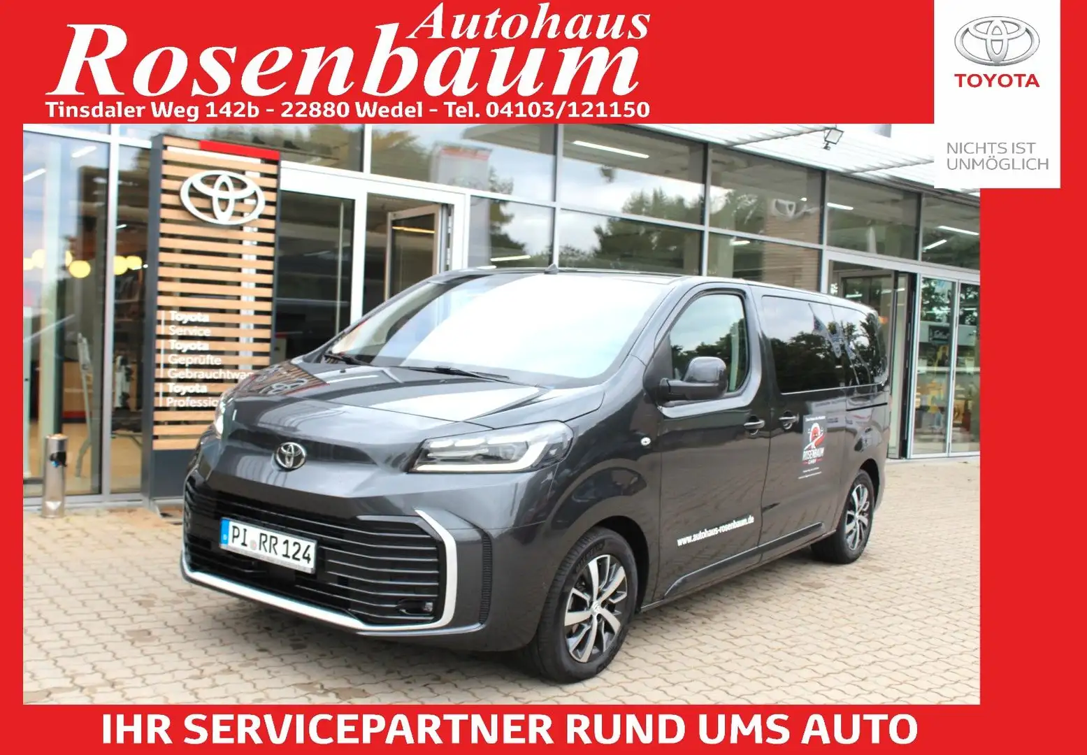 Toyota Proace Verso L1 Team D*LED*PDC*KAMERA*8-SITZER* Grau - 1