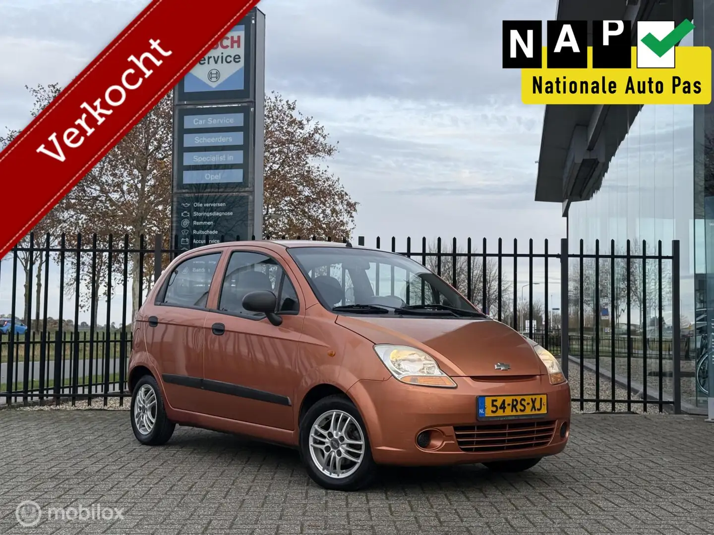 Chevrolet Matiz 0.8 Style | Automaat | NAP Orange - 1
