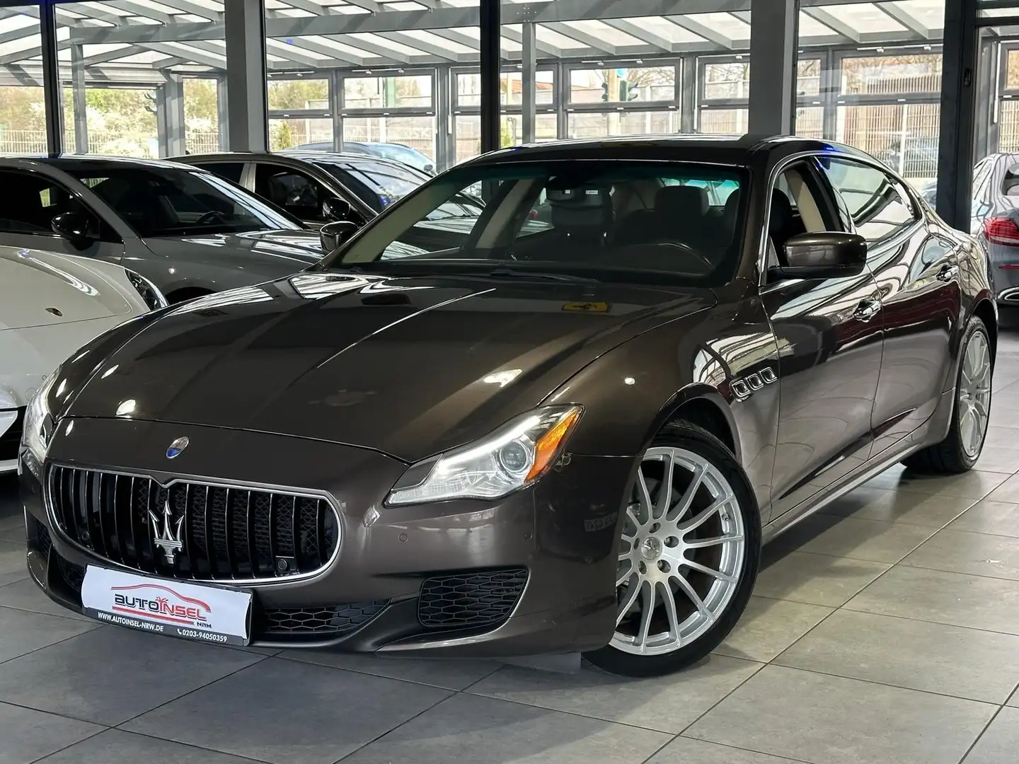 Maserati Quattroporte Diesel V6 KeylessGo Touch Kamera 20" Barna - 1