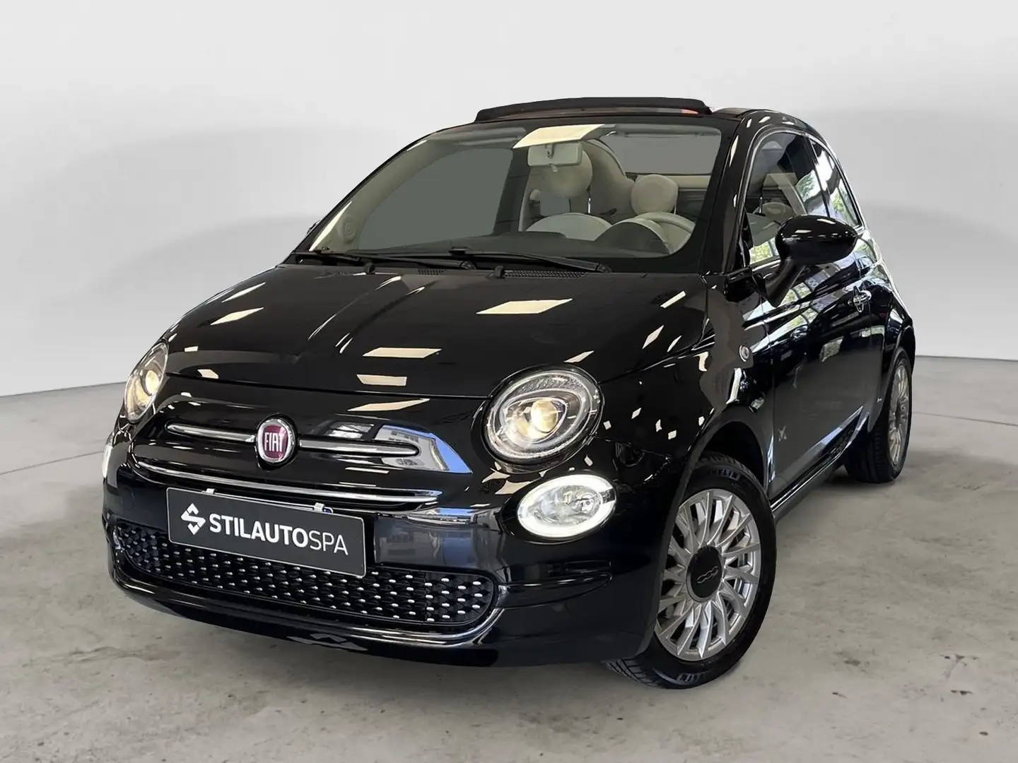 Fiat 500C 500 C 1.2 Lounge Nero - 1