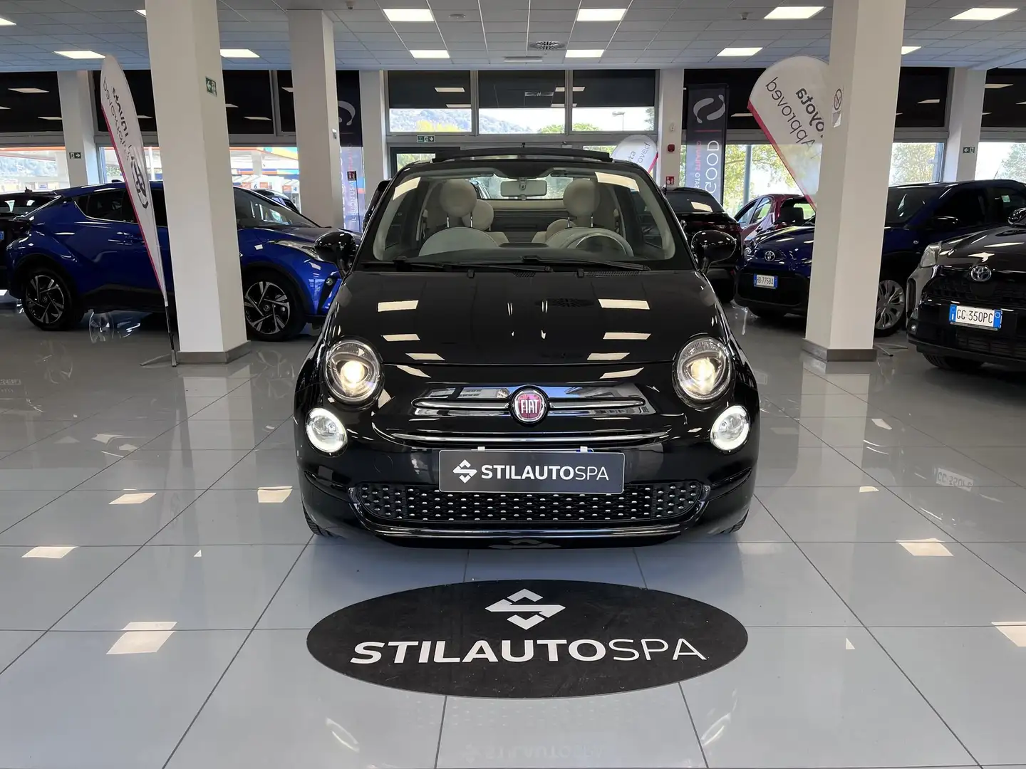 Fiat 500C 500 C 1.2 Lounge Nero - 2