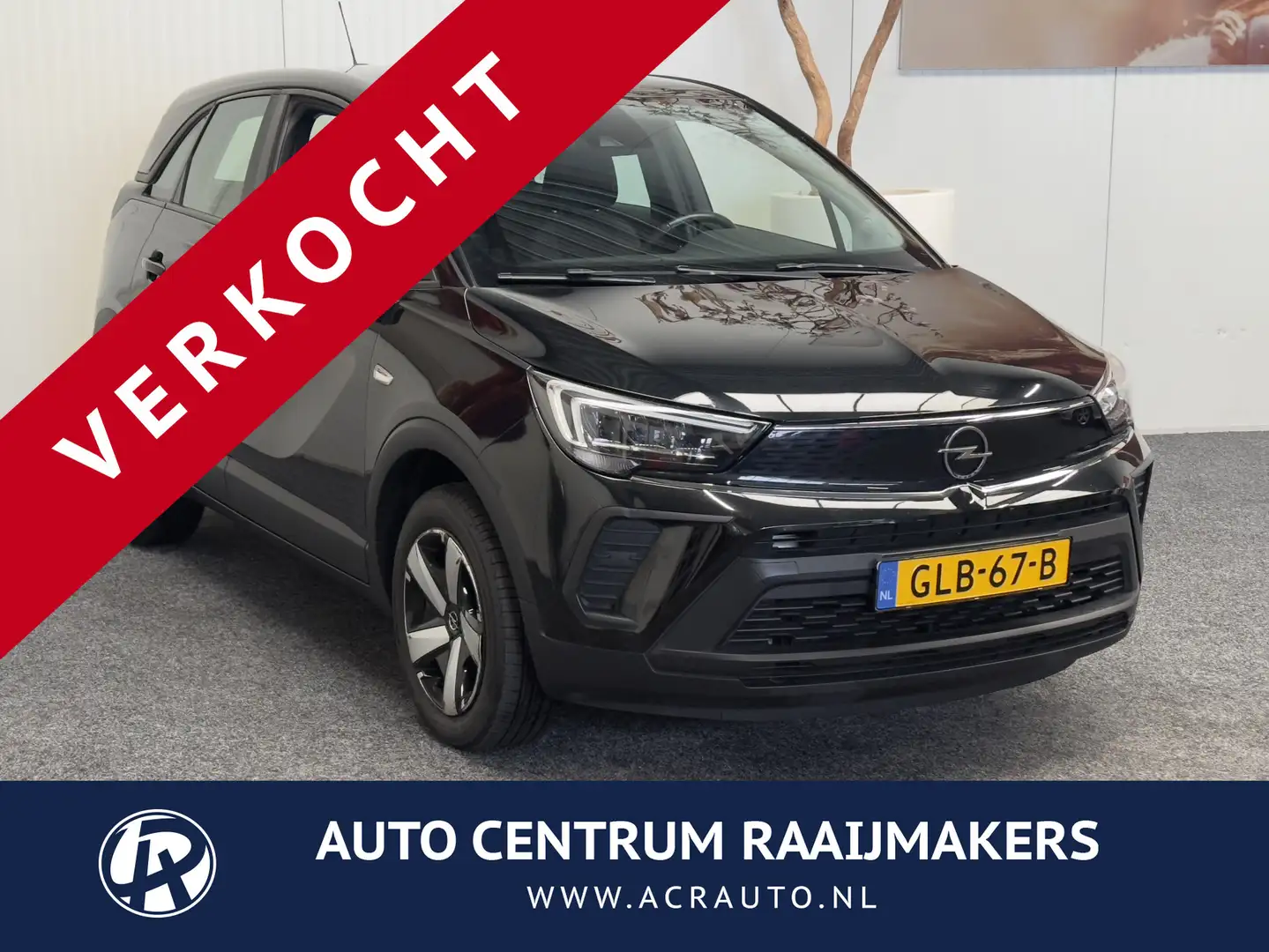 Opel Crossland 1.2 EDITION 111pk, 6 VERSNELLINGSBAK NAVIGATIE AIR Zwart - 1