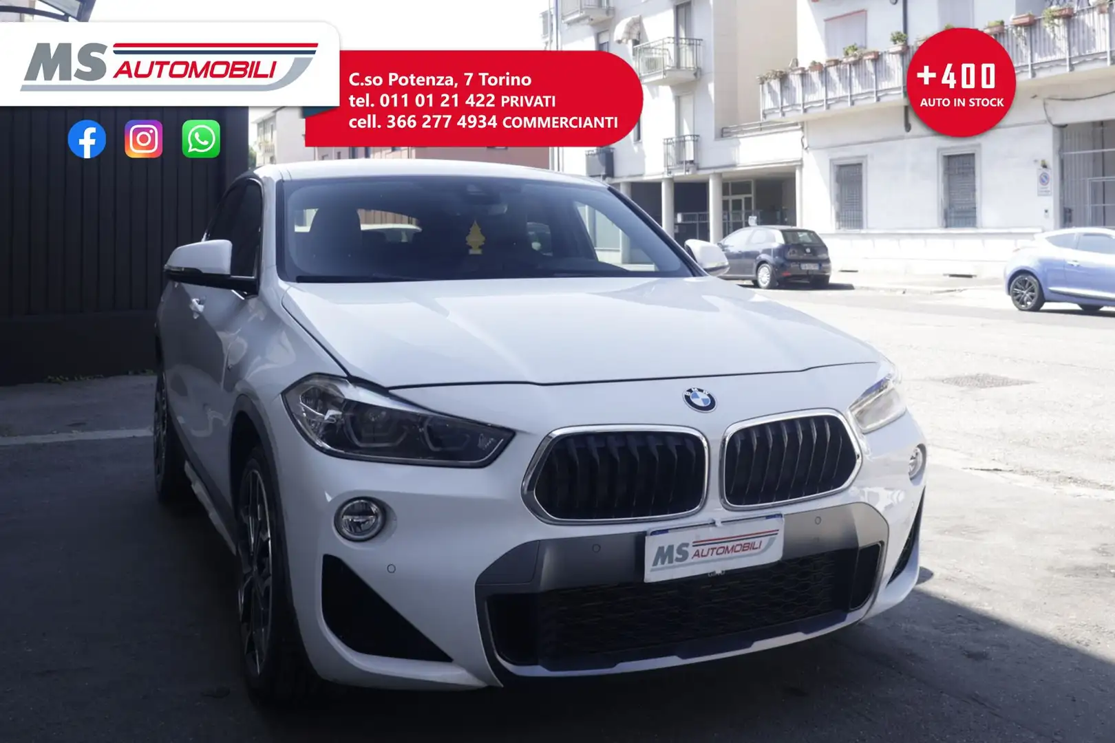 BMW X2 BMW X2 sDrive18d Msport-X 110KW ANNO 2020 Bianco - 1