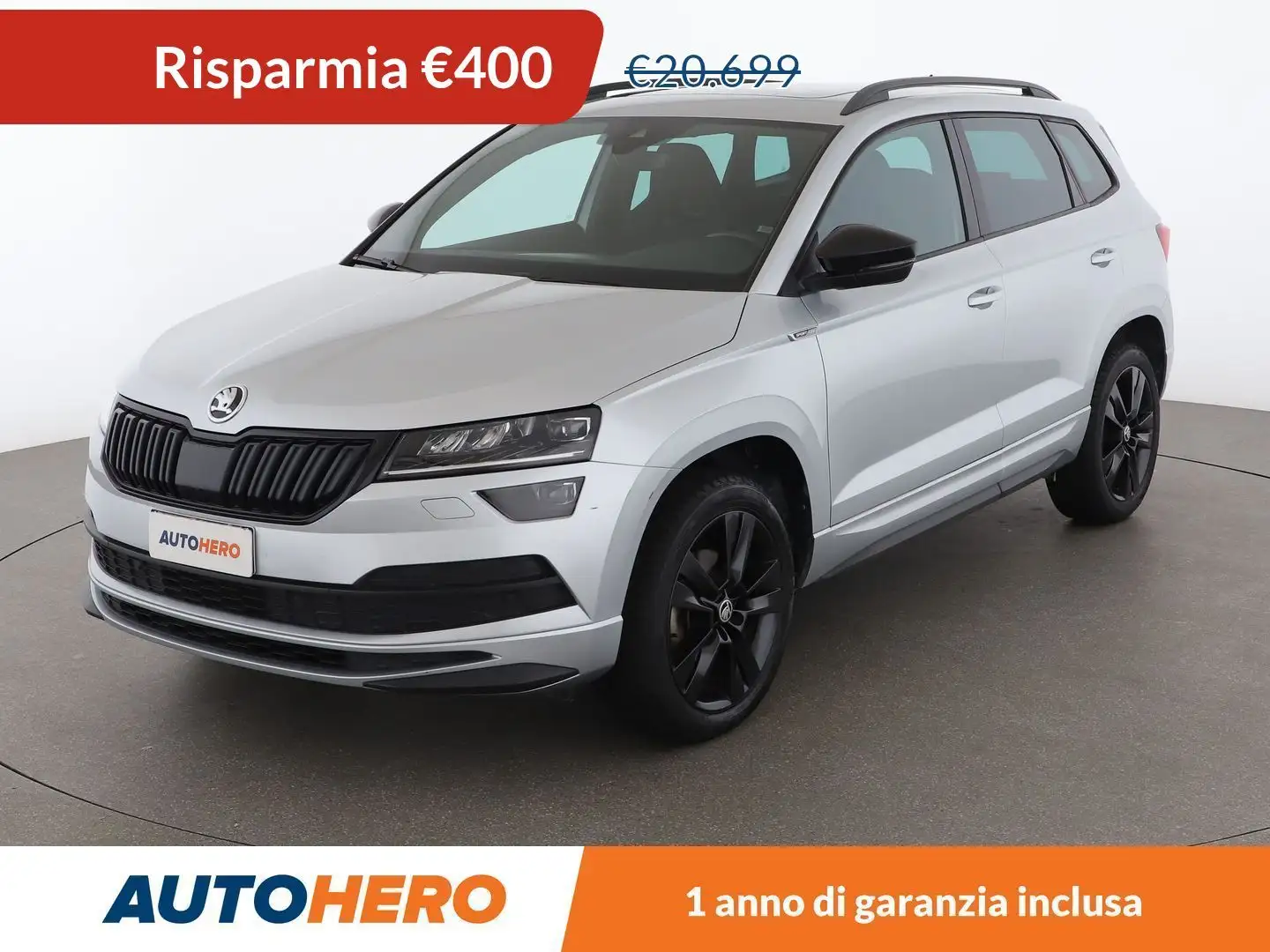Skoda Karoq 1.6 TDI Sportline DSG Argento - 1