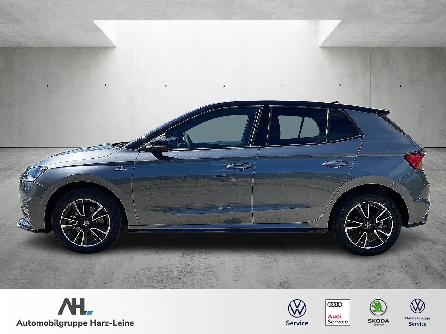 Skoda Fabia 1.0 TSI "Monte Carlo" LED/GRA/RFK/PDC/SMARTLINK Gris - 2